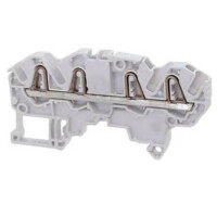 1SNK705012R0000 DIN RAIL T.B.2.5mm² P4 PI-SPRING GRAY - 1
