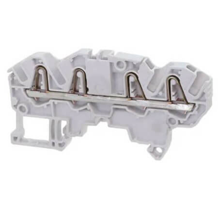 1SNK705012R0000 DIN RAIL T.B.2.5mm² P4 PI-SPRING GRAY - 1