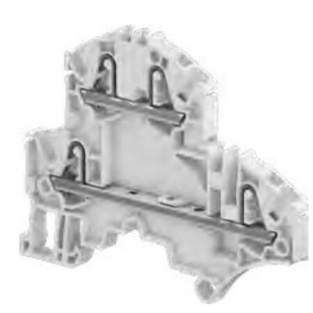 1SNK705210R0000 DIN RAIL T.B.2.5mm² PI-SPRING GRAY ZK2.5-D2 - 1