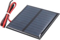 1V 500MA Glue Drop Solar Panel With Lead 15cm Size:60x60mm - 4