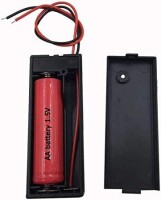 1x AA Battery Holder Box With Switch And Cover - 4