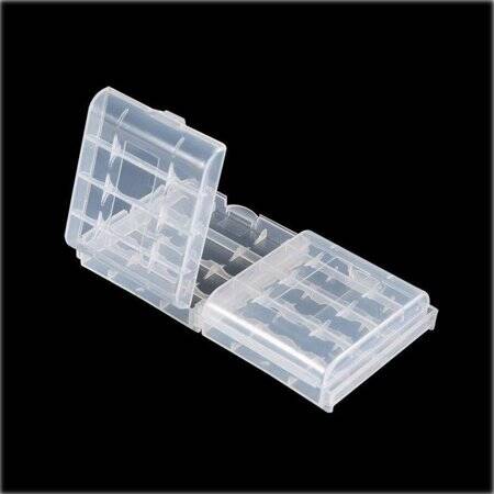1x AA Battery Holder Box With Switch And Cover - 5