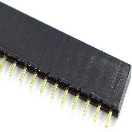 1x40 Pin Female Header 2.54mm - 3