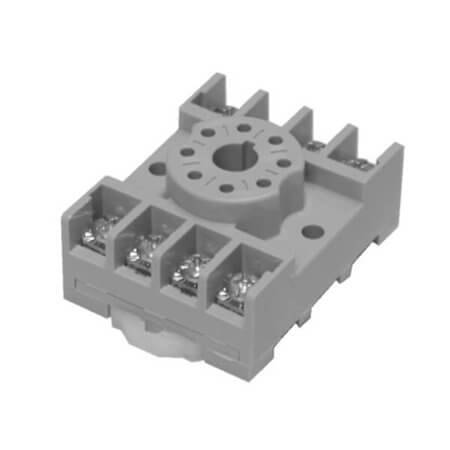 2-1419106-3 RELAY SOCKET 8 POSITION DIN RAIL - 1