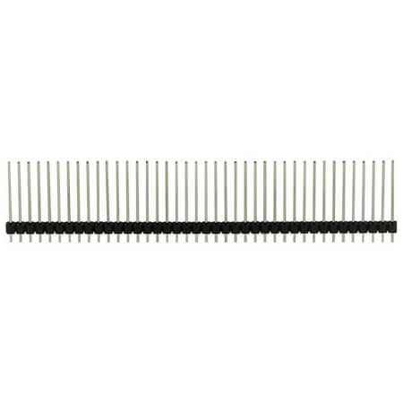 2.50-1X40-S PIN HEADER 2.50mm 40PIN(1x40) 23mm THT V/T MALE - 1