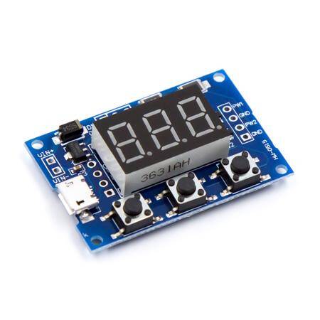 2 Channel PWM Pulse Frequency Adjustable Duty Cycle Square Wave Rectangular Wave Signal Generator Module - 5