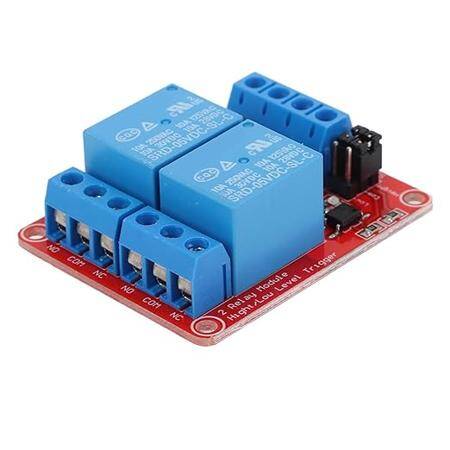 2 Channel Relay Module 12V High And Low Level Trigger Relay Control - 1