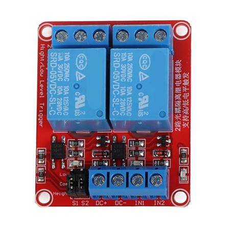 2 Channel Relay Module 12V High And Low Level Trigger Relay Control - 4