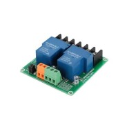 2 Channel Relay Module 30A With Optocoupler Isolation 24V Supports High And Low Triger - 1