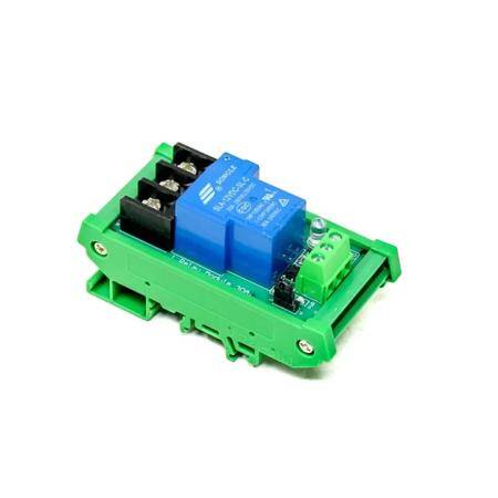 2 Channel Relay Module 30A With Optocoupler Isolation 24V Supports High And Low Triger With Guide Rail - 1