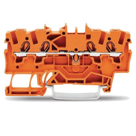 2001-1402 DIN RAIL T.B.2.5mm² P4 PI-SPRING ORANGE - 1