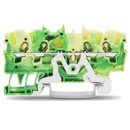 2001-1407 DIN RAIL T.B.2.5mm² P4 PI-SPRING GREEN, YELLOW - 1