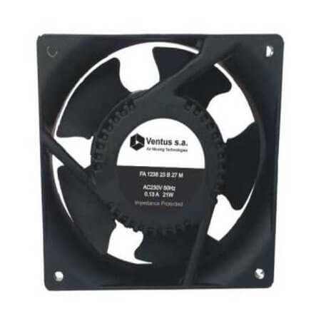 200163-FA123823B27M-C FAN METAL 120x120x38MM 220V, 0.13A, 21W, 2700 RPM, - 1