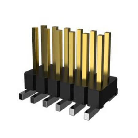 20021121-00016C4LF PIN HEADER 16PIN(2x8) 1.27mm SMT V/T MALE - 1