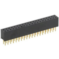 20021311-00040T4LF FEMALE HEADER 40PIN(2x20) 1.27mm THT V/T - 1