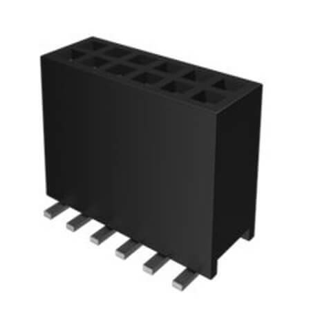 20021321-00020C4LF FEMALE HEADER 20PIN(2x10) 1.27mm SMD V/T - 1