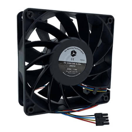 200310-FD1238H24B45PRH FAN 120x120x38MM 24V 1.30A 31.20W 4500RPM BB - 1