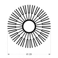 2003ASL120 AL.SOĞUTUCU ALÜMİNYUM SOĞUTUCU D=120MM L=120MM - 1