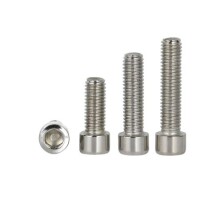 201 Paslanmaz Çelik Silindirik Altıgen Soket Başlı Vida M2 12mm - 1