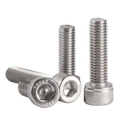 201 Paslanmaz Çelik Silindirik Altıgen Soket Başlı Vida M2 20mm - 2