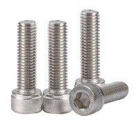 201 Paslanmaz Çelik Silindirik Altıgen Soket Başlı Vida M2 20mm - 3