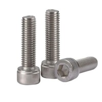 201 Paslanmaz Çelik Silindirik Altıgen Soket Başlı Vida M2 20mm - 4