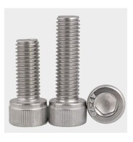 201 Paslanmaz Çelik Silindirik Altıgen Soket Başlı Vida M2.5 5mm - 1