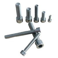 201 Paslanmaz Çelik Silindirik Altıgen Soket Başlı Vida M2.5 8mm - 2