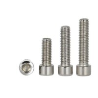 201 Paslanmaz Çelik Silindirik Altıgen Soket Başlı Vida M3 16mm - 1