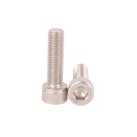 201 Paslanmaz Çelik Silindirik Altıgen Soket Başlı Vida M3 16mm - 2