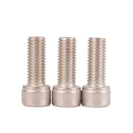 201 Stainless Steel Cylindrical Hexagon Socket Head Screw M2 12mm - 2