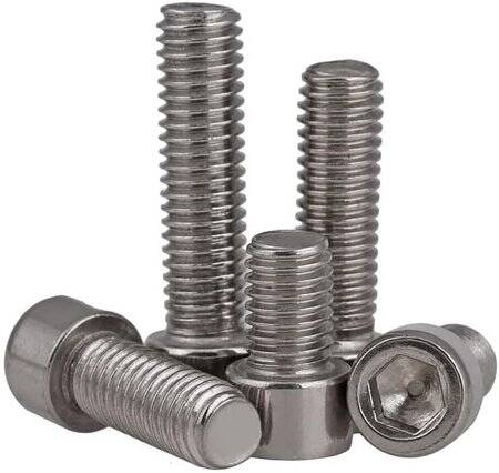 201 Stainless Steel Cylindrical Hexagon Socket Head Screw M2.5 12mm - 1