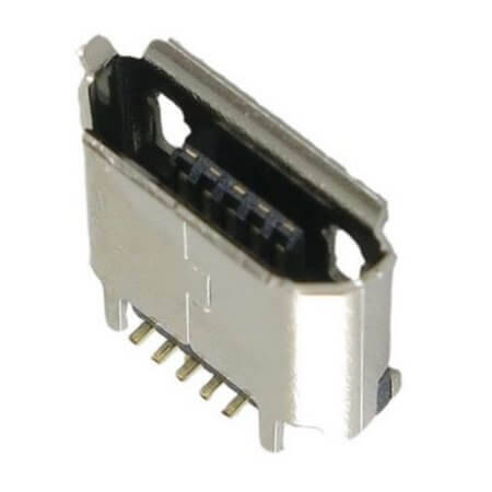 207F-BA00 CONN.MICRO USB 2.0 B TYPE 5PIN SMT V/T W/CAP - 1