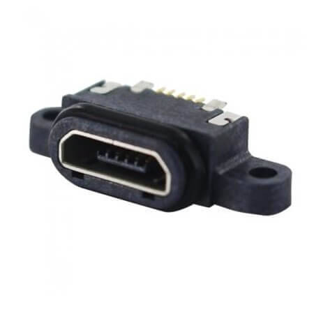 207G-BD00 CONN.MICRO USB 2.0 B TYPE 5PIN SMT R/A WATERPROOF - 1