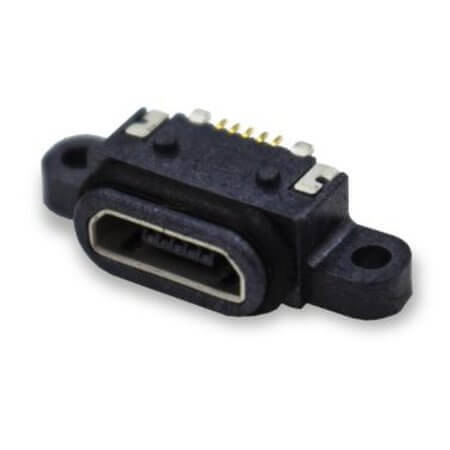 207G-BD01 CONN.MICRO USB 2.0 B TYPE 5PIN SMT R/A WATERPROOF - 1