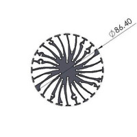 2086ASL66 AL.SOĞUTUCU ALÜMİNYUM SOĞUTUCU D=86.40 L=66MM - 1