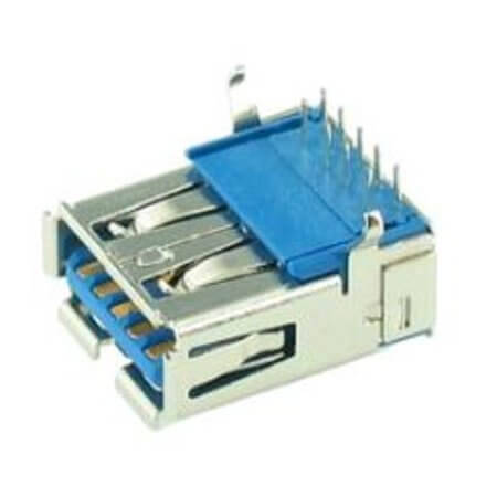 209B-DG01 CONN.USB 3.0 A TYPE THT R/A BLUE - 1