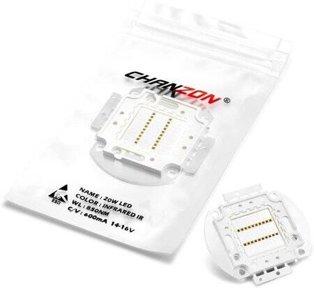 20W SMD High Power LED Bulb 850nm Infrared - 1