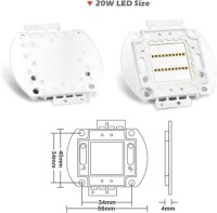 20W SMD High Power LED Bulb 850nm Infrared - 4
