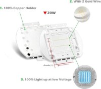 20W SMD High Power LED Bulb Blue - 4