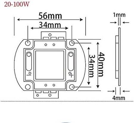 20W SMD High Power LED Bulb Full Spectrum White - 3