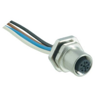 21033112400 CON.CIRCLE CABLE ASSEMB. PLUG 4PIN WIRE LEADS - 1