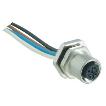 21033112400 CON.CIRCLE CABLE ASSEMB. PLUG 4PIN WIRE LEADS - 1
