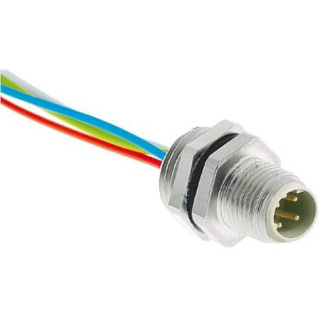21033711403 CON.CIRCLE CABLE ASSEMB. RECEPTACLE 4PIN WIRE LEAD - 1