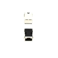 210A-11C03 MODULAR JACK THT R/A 8P8C (RJ45,Ethernet) SHIELDED - 1
