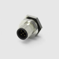 216A-04MAR CONN.MICRO JACK 4PIN M12 MALE SOLDER REAR FASTENED - 1