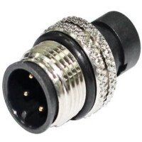 216A-04MO0 CONN.MICRO PLUG 4PIN M12 MALE OVERMOLD - 1