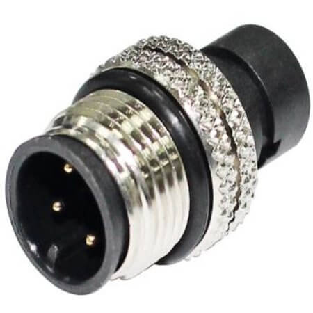 216A-04MO0 CONN.MICRO PLUG 4PIN M12 MALE OVERMOLD - 1