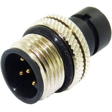 216A-05MO0 CONN.MICRO PLUG 5PIN M12 MALE OVERMOLD - 1