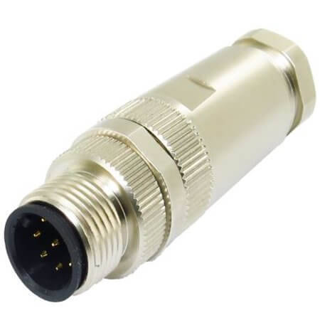 216A-08MF0 CONN.MICRO PLUG 8PIN M12 MALE INSTALLABLE - 1